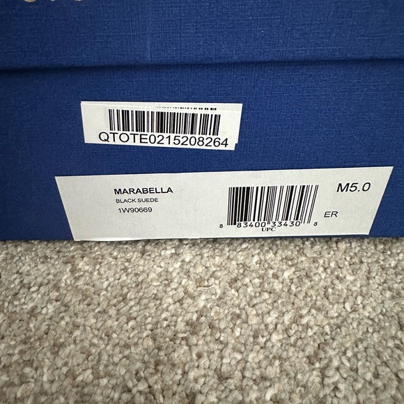 NWT Stuart Weitzman mules, suede leather, jute wedge, size 5 - Picture 5 of 7